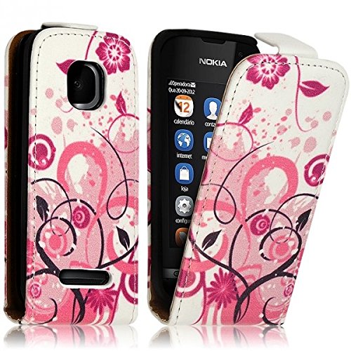 Seluxion - Housse Coque Etui pour Nokia Asha 311 Motif HF30