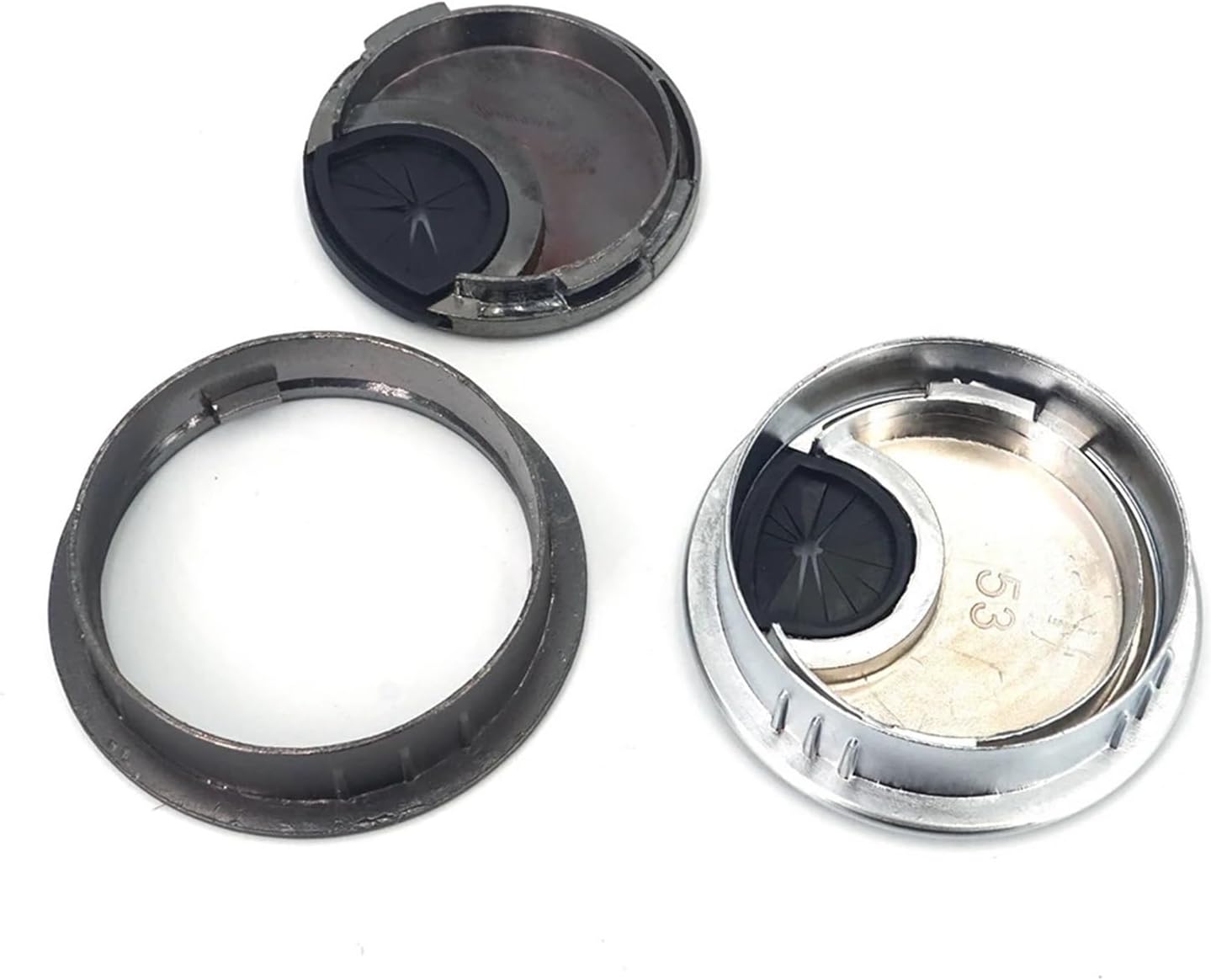 Desk Grommet Zinc Alloy Wire Hole Cover Outlet Port Table Computer PC Desk Round Cable Grommet Line Holder 50mm/53mm/60mm/80mm(Antique Brass,53mm)