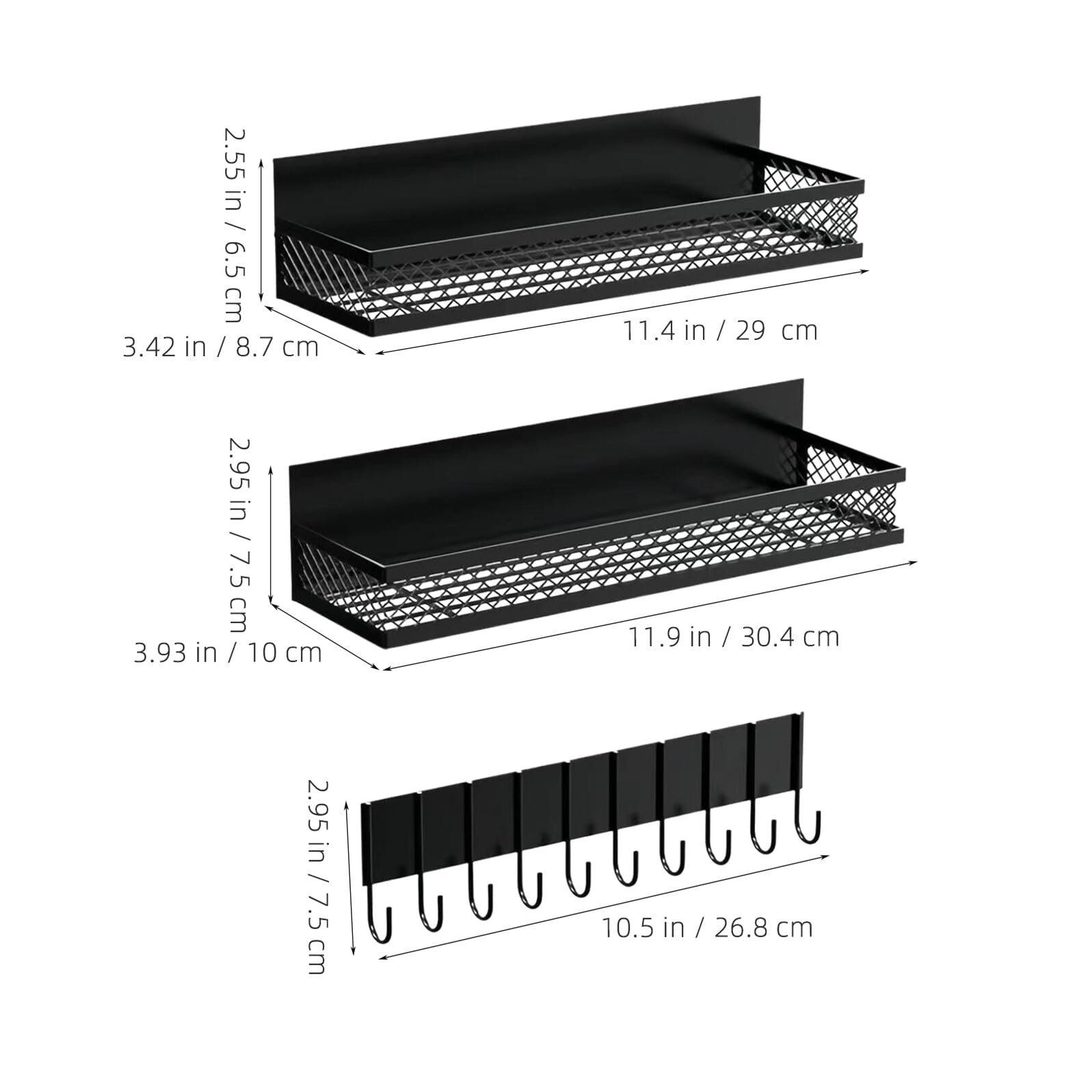 3 Sztuki Magnetic Laundry Organizer Szt Magnetyczna Półka Do Pralki z Haczykami Do Przechowywania Detergentów