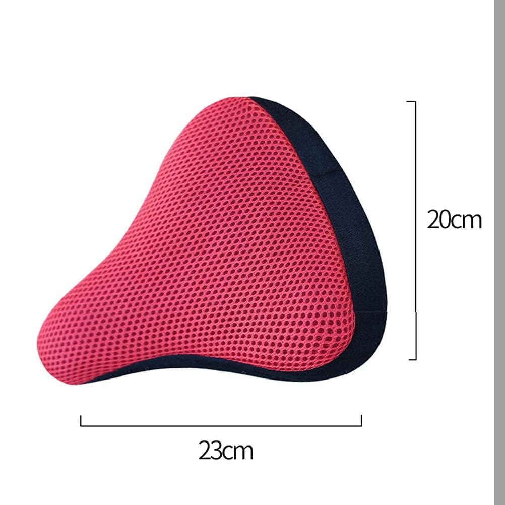 Coprisella per Bici, Coprisedile Imbottito Traspirante Comodo Coprisedile per Accessori per Bici (black)