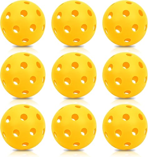 Miniatura 15 de Paquete de 16 pelotas de béisbol de plástico, bolas huecas para práctica de bateo ligera, pelotas de entrenamiento para interiores y exteriores Azul