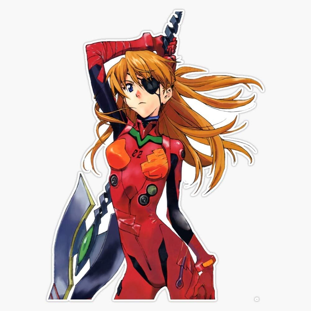 Asuka Langley Sohryu Neon Genesis Evangelion Sticker