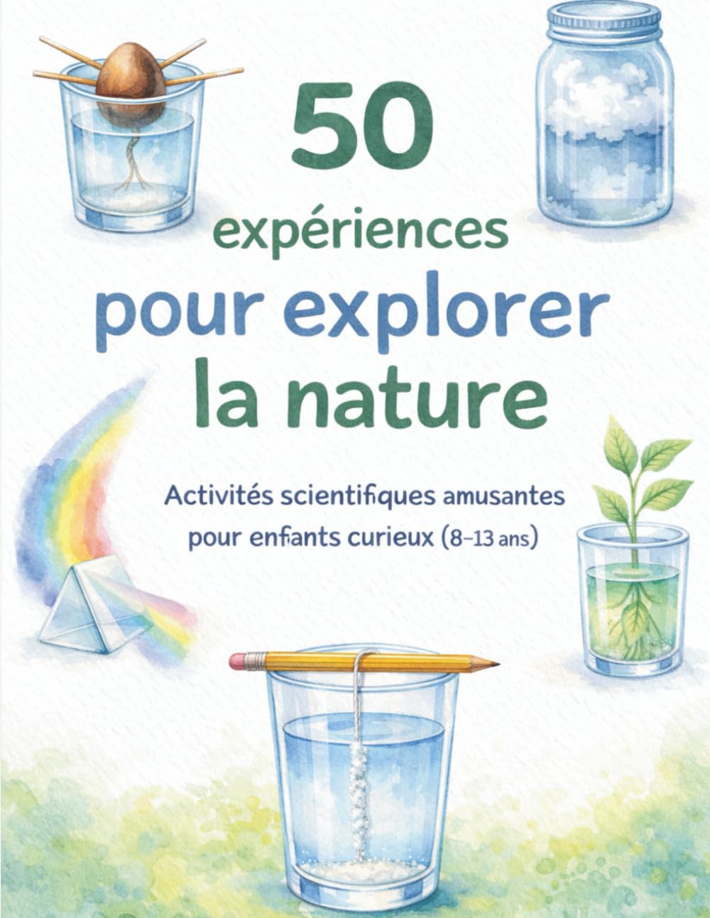 50 expériences pour explorer la nature: Activités scientifiques amusantes pour enfants curieux (8–13 ans)