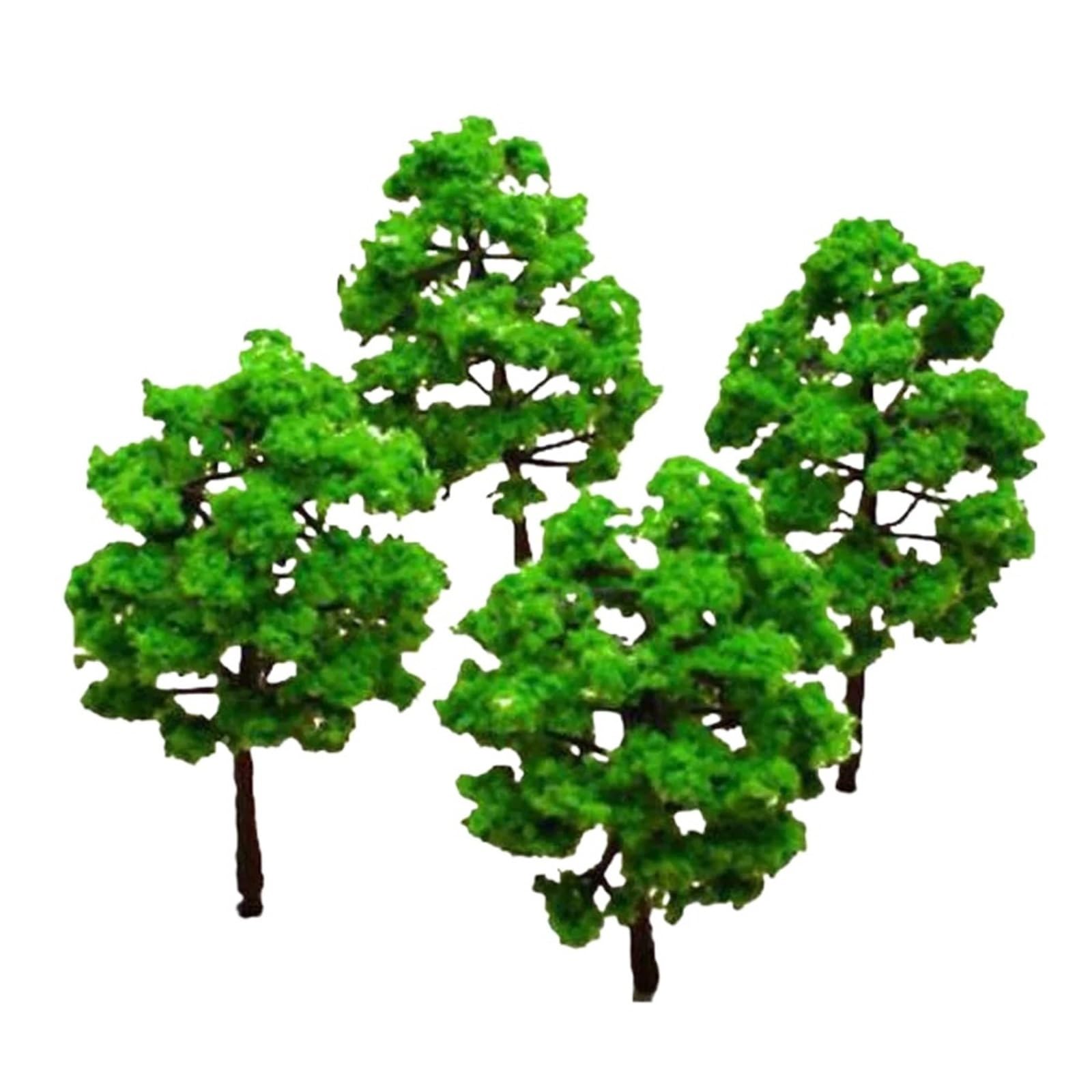 DUNSBY Model Trees 30-10pcs Model Trees 3D Landscape Artificial Miniature Tree Scenery Decoration Willow Layout(10pc 8cm)