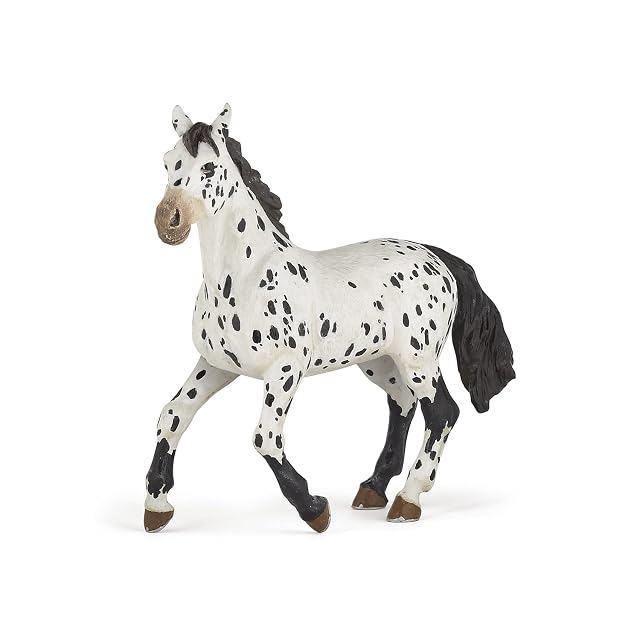 Papo France - Figura Caballo Appaloosa, Color Negro (2051539)
