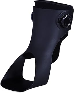 Foot Drop Orthosis Ankle Foot Drop Brace Orthosis Splint, Adjustable Straps Foot Drop Brace Stability Support Pads, Relieve Pressure,1 Pair,M