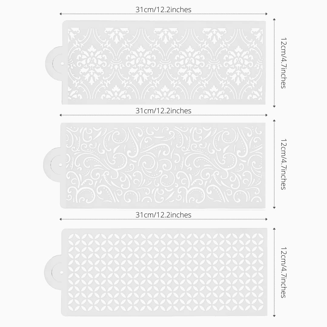 Cake Stencils Decorating Buttercream Valentines Cake Stencils