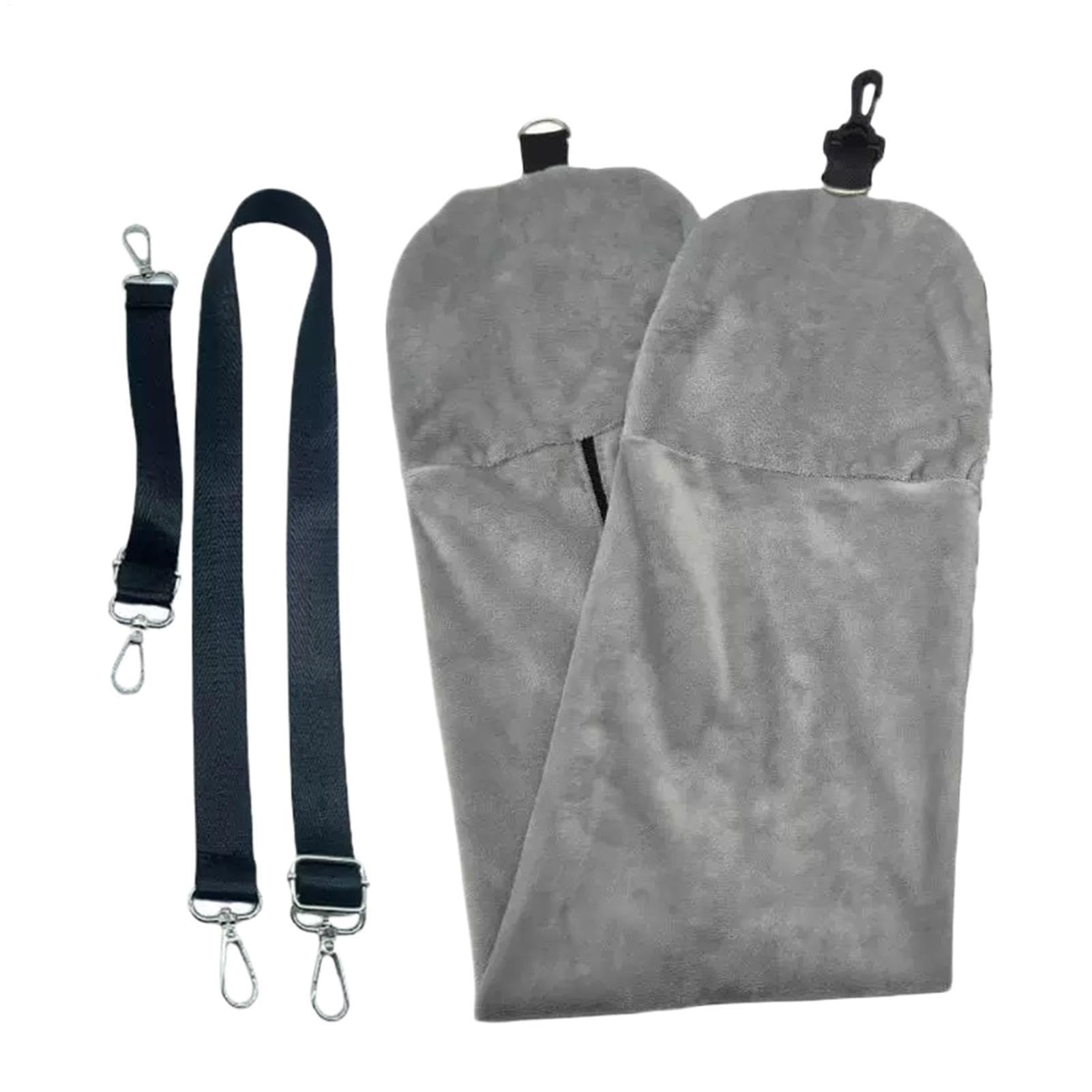 Generisch Cuscino cervicale da viaggio, supporto per il collo, con spazio per riporre vestiti, per viaggi in aereo, in volo, in auto o in treno, per dormire e