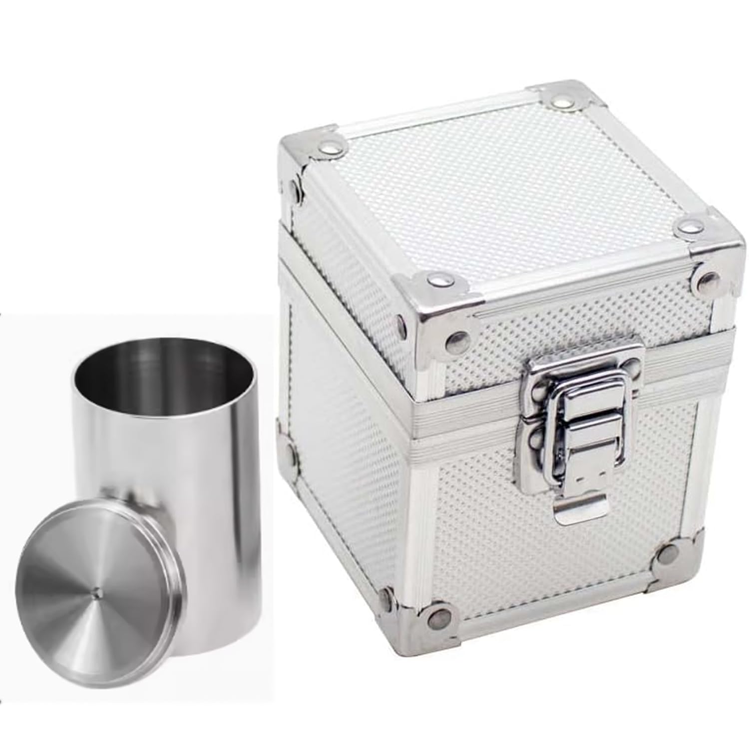 MOUNW Density Specific Gravity Cups, 100ML High-precision Stainless Steel Density Cup, Small Error, Used To Determine The Specific Gravity Of Paint and Similar Materials