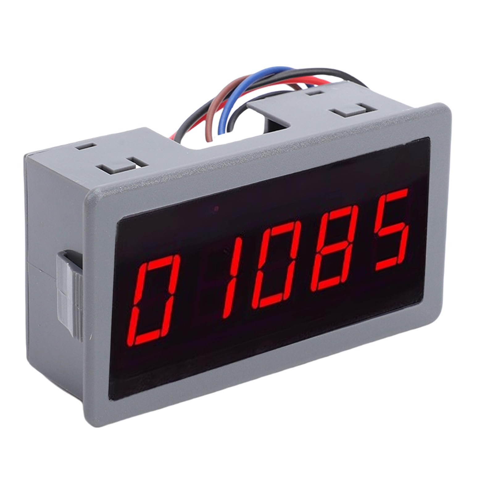 Dpofirs LED-Digital-Drehzahlmesser mit Hall-Sensor für 5-Bit-LED-Drehzahlmesser, Anti-Interferenz, Frequenzteilungsfilterung, NPN-Sensor für Verschiedene Anwendungen