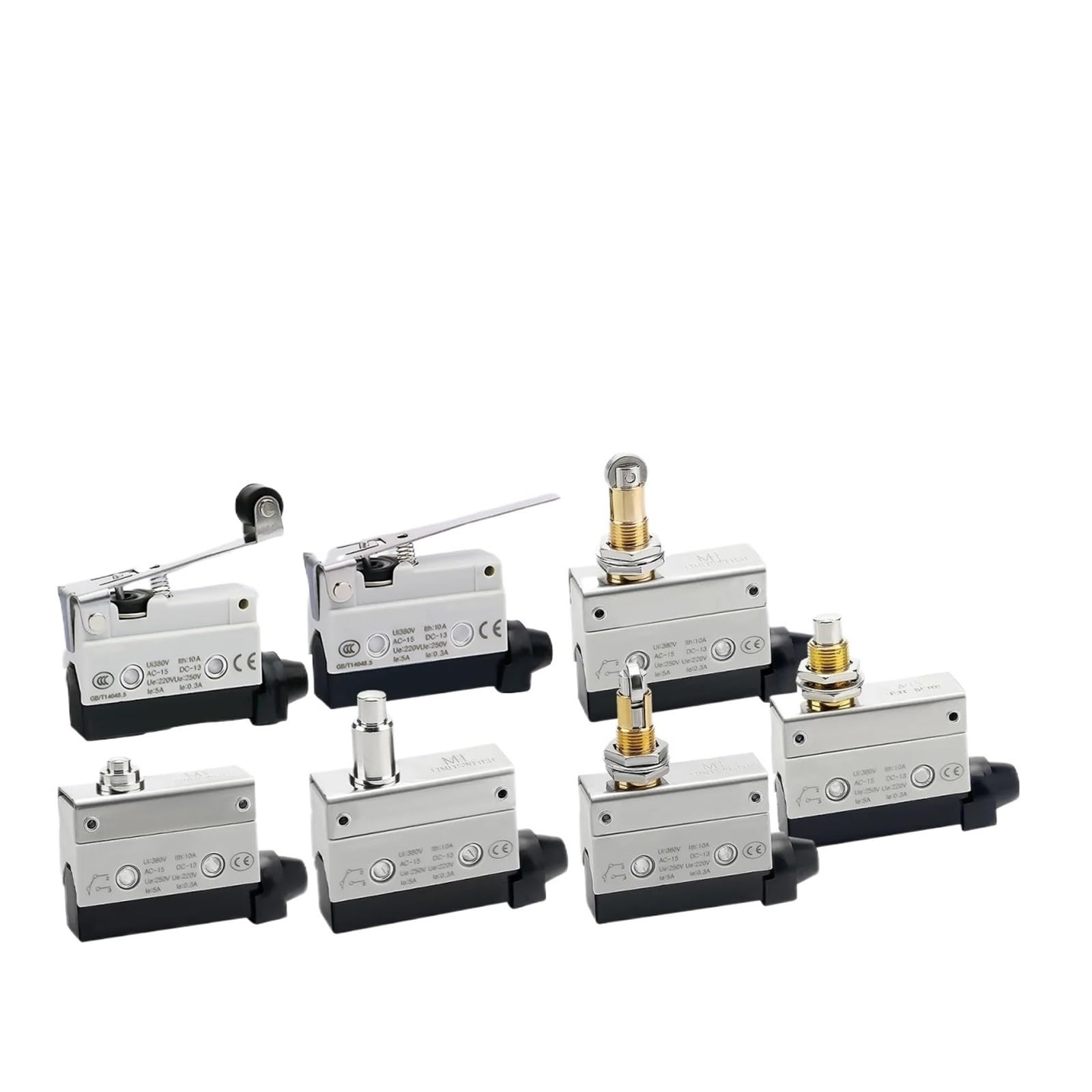 10 pz 1NO 1NC 380 V 10A interruttore di posizione viaggio industriale IP54