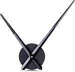 Lafocuse 24 Meatl Silent Grande Noire de pouce DIY Horloges murales pour la décoration maison, Horloge Murale Horloge murale décorative pour le salon chambre bureau, batterie de cuisine horloge avec les mains et le mécanisme