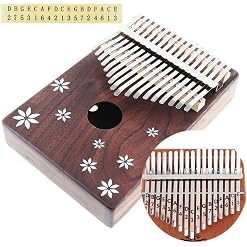 Générique Mini Doigt Kalimba Pouce Piano 17 Touches Mini Kalimba Acacia Bois Pouce Piano avec Coquillage Incrusté… - Les Beatles, Paul McCartney, John Lennon, RIngo Starr, George Harrison Générique Mini Doigt Kalimba Pouce Piano 17 Touches Mini Kalimba Acacia Bois Pouce Piano avec Coquillage Incrusté… – Image 5