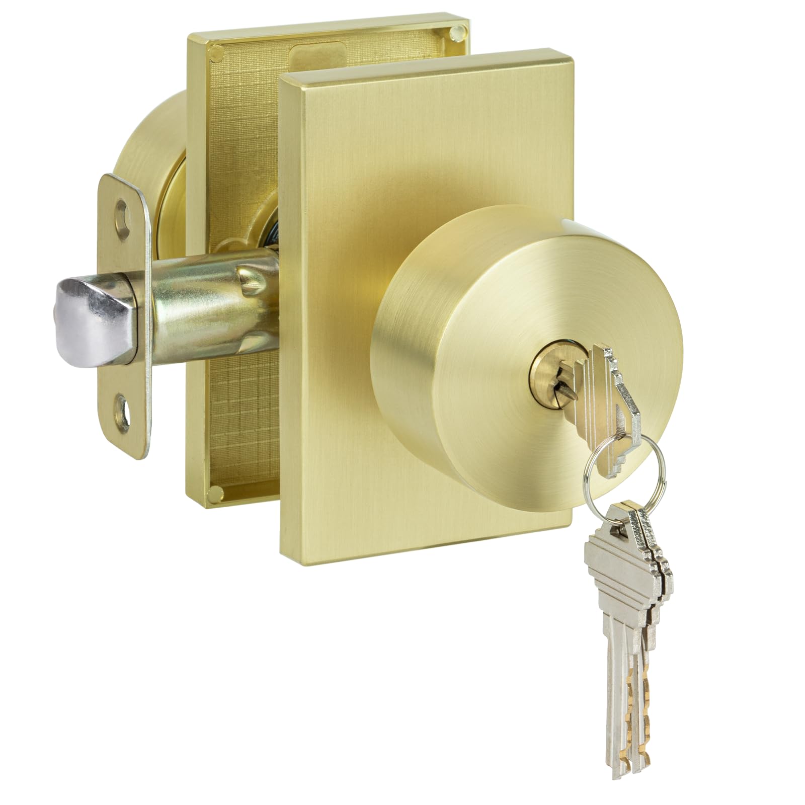 Secure Your Door with Keyed Entry Knobs -1