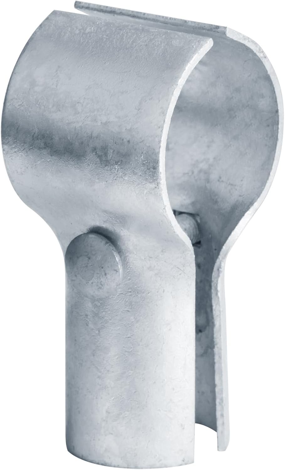 6 Pack End Rail Pipe Clamps 2 1/2"(2-3/8" OD) x 1 5/8" Top Rail T Fitting for Chain Link Fence, Freestall, Corral Panel, 7/64" Thick