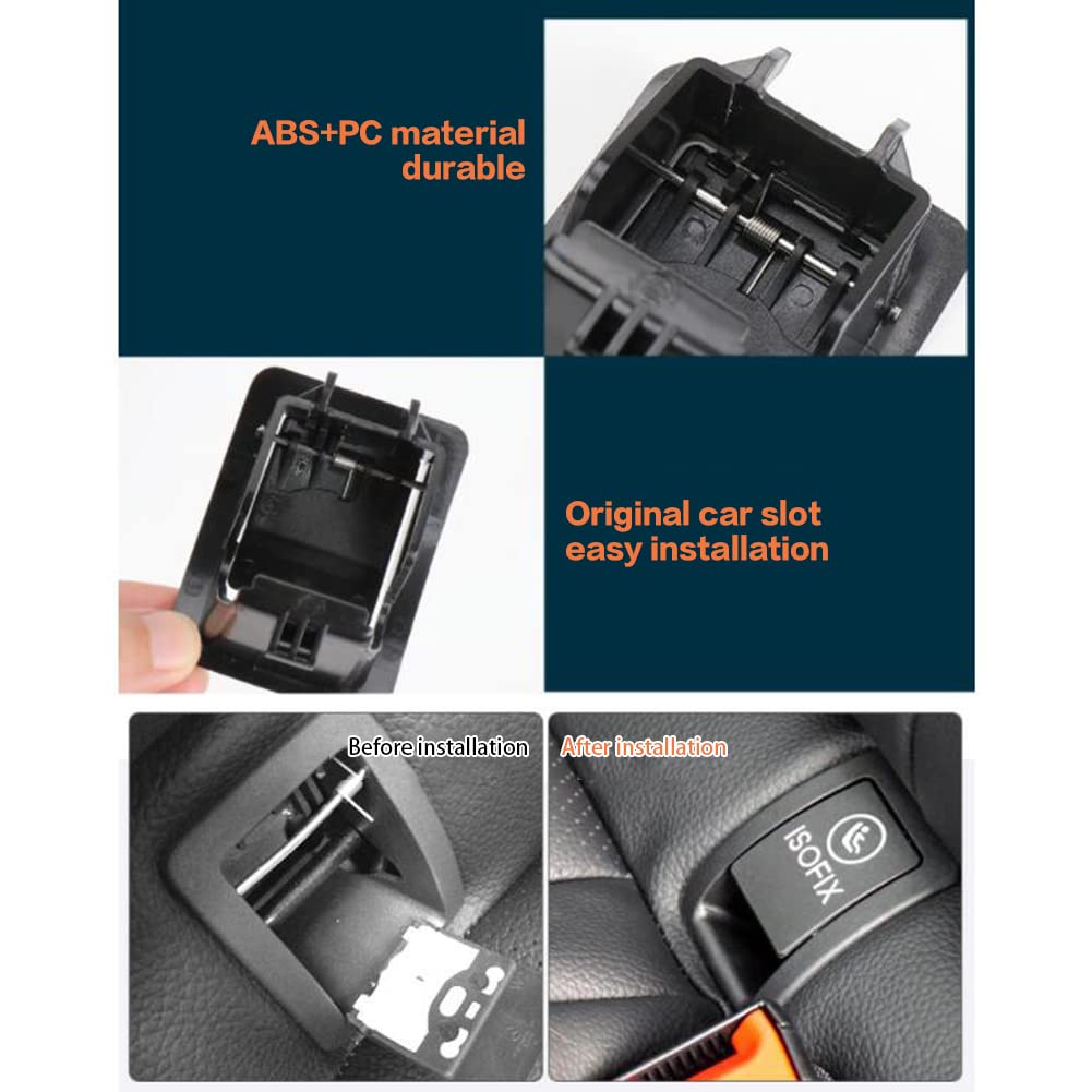 Orig.mercedes-benz Abdeckung Verkleidung Isofix Klappe Kindersitz