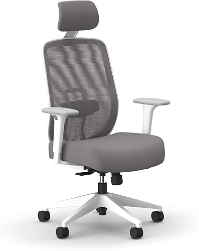 HON Altern - Silla de oficina ergonómica con reposacabezas, brazos, asiento de cojín de espuma, silla de escritorio de oficina en casa cómoda, silla