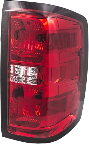 Miniatura 3 de KarParts360 Para Chevy Silverado 1500 2014 Luz trasera del conductor y del pasajero  Par  Ruedas traseras dobles  Diseño simple  Reemplazo para