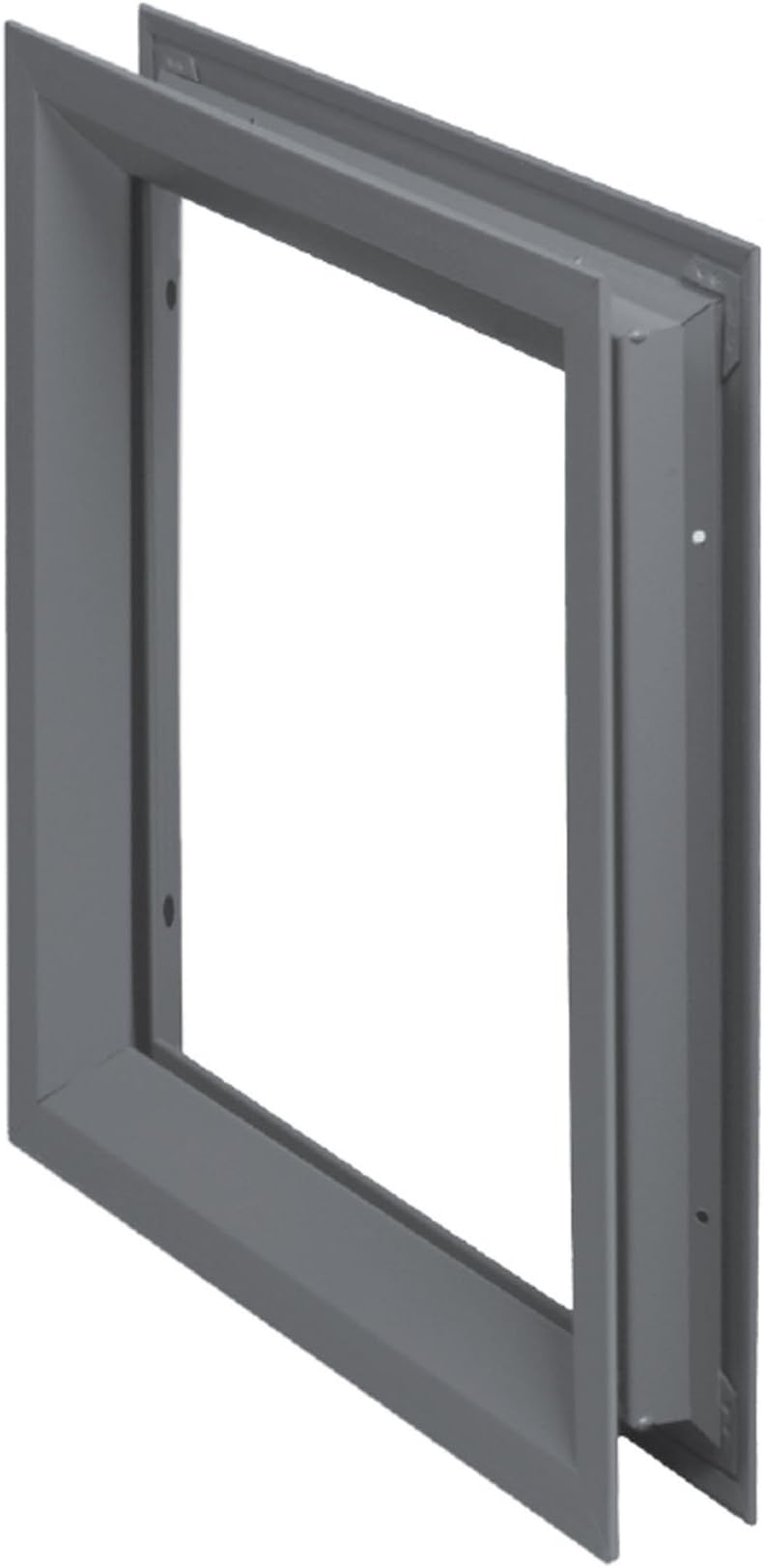 National Guard L-FRA100 24" x 30" NGP Low Profile Vision Lite Kit for Door Opening Cutout, 24" x 30"