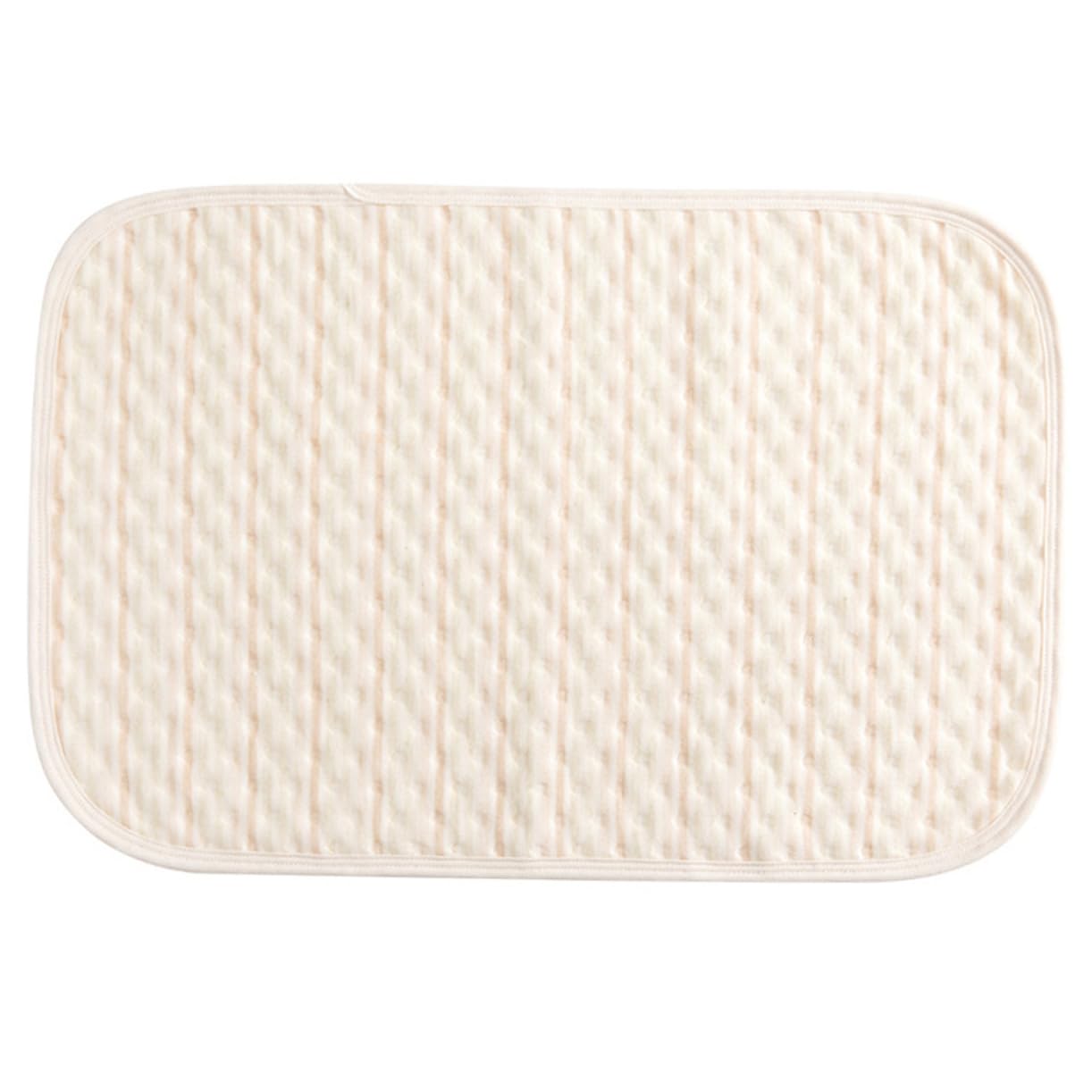 Couche Lavable Bébé, Coussinet Réutilisable Beige en Coton Coloré