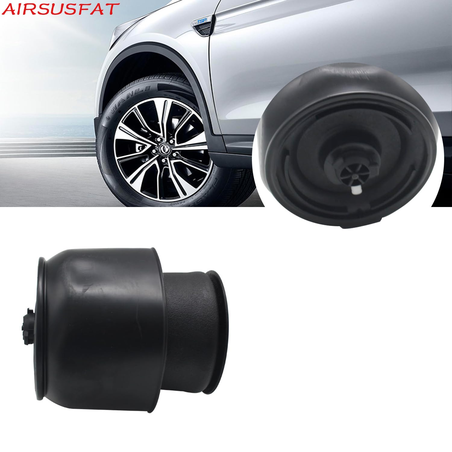 1 coppia di sacche ad aria posteriori destra sinistra Kit di riparazione per sospensione pneumatica per BMW X5 F15 X6 F16 F85 M50d 37126795013 37126795014 2014-2018