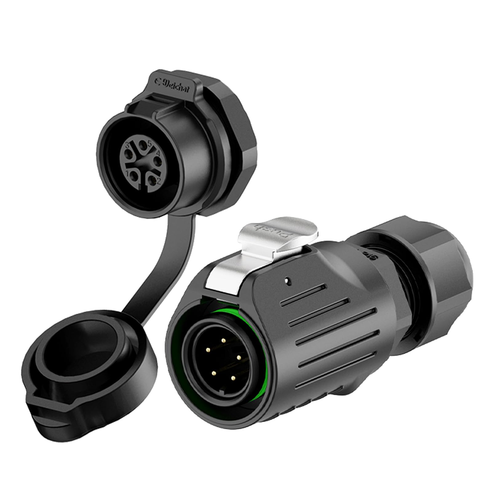 E-WeiChat EW-LP16 Wasserdichter Industriestecker IP68 Schnel