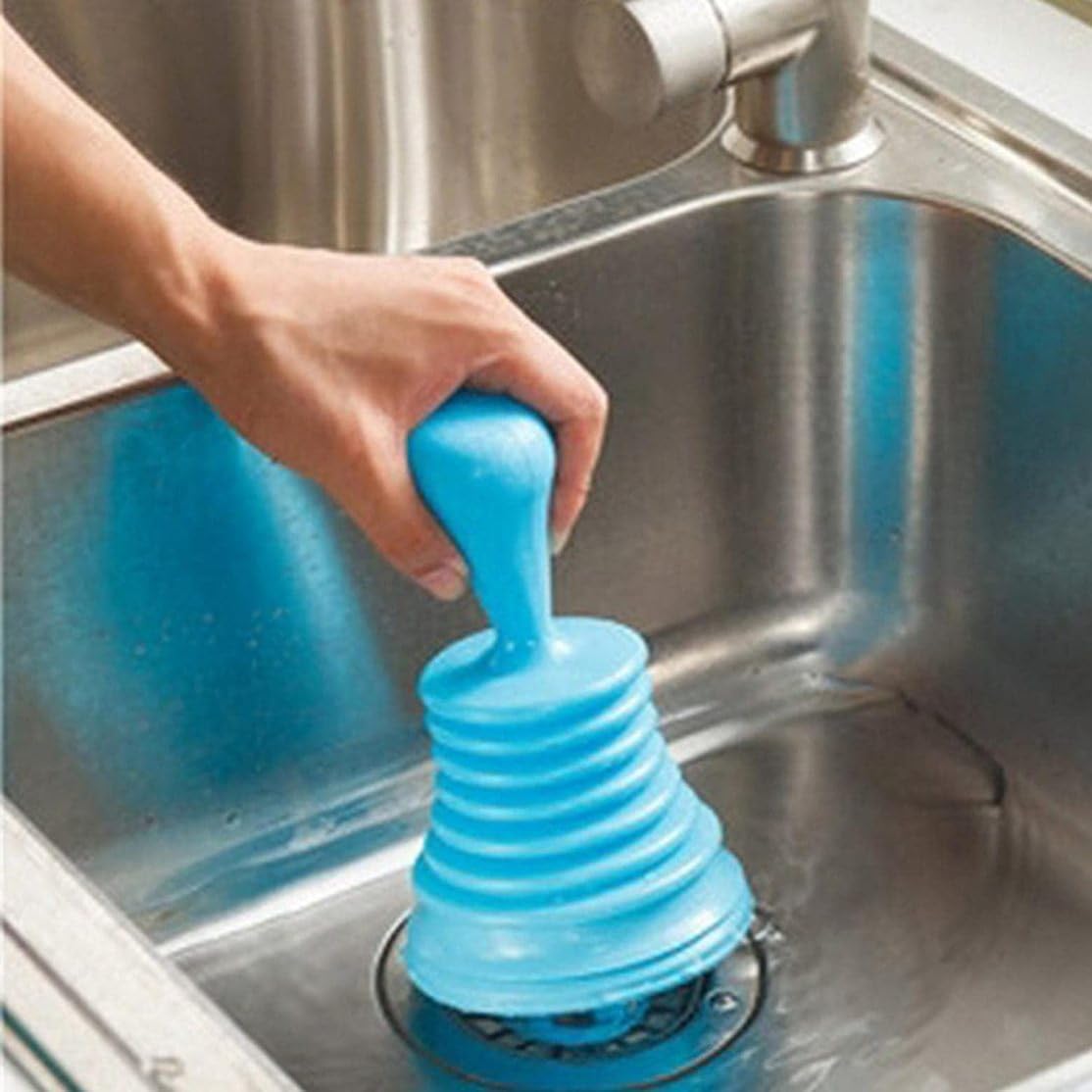 Sink Drain Cleaner Tool Sink Plunger Powerful Drain Plunger Mini Handheld Pump Cleaner for Sinks Bath Shower Kitchen image 4