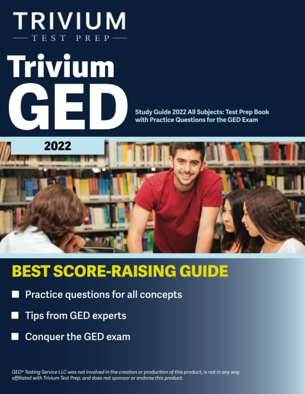Buy Trivium GED Study Guide 2022 All Subjects Test Prep Book with