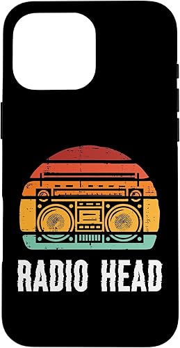Miniatura 19 de Music Radio Head Boombox Retro Stereo Cassette Men Women Kid Case for iPhone Air