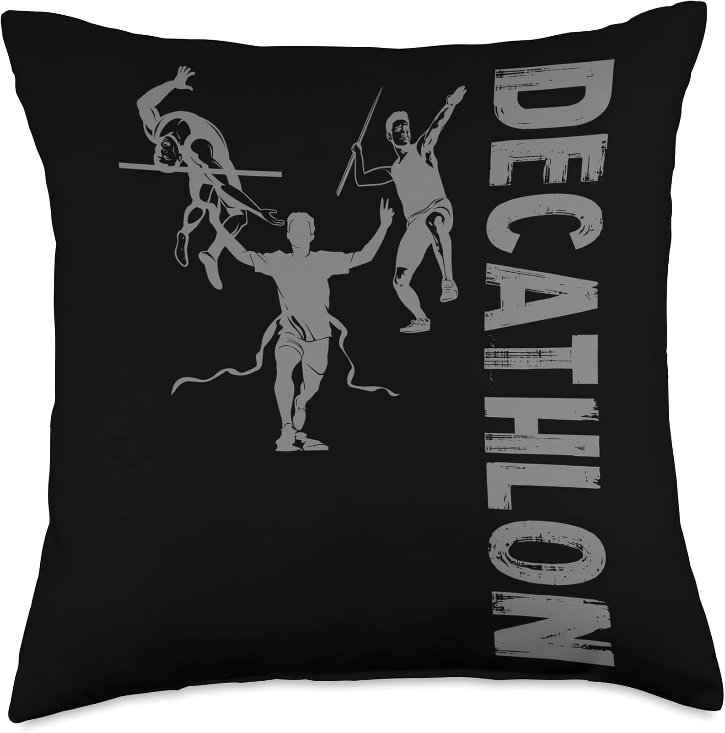 Sports Decathlon Throw Pillow