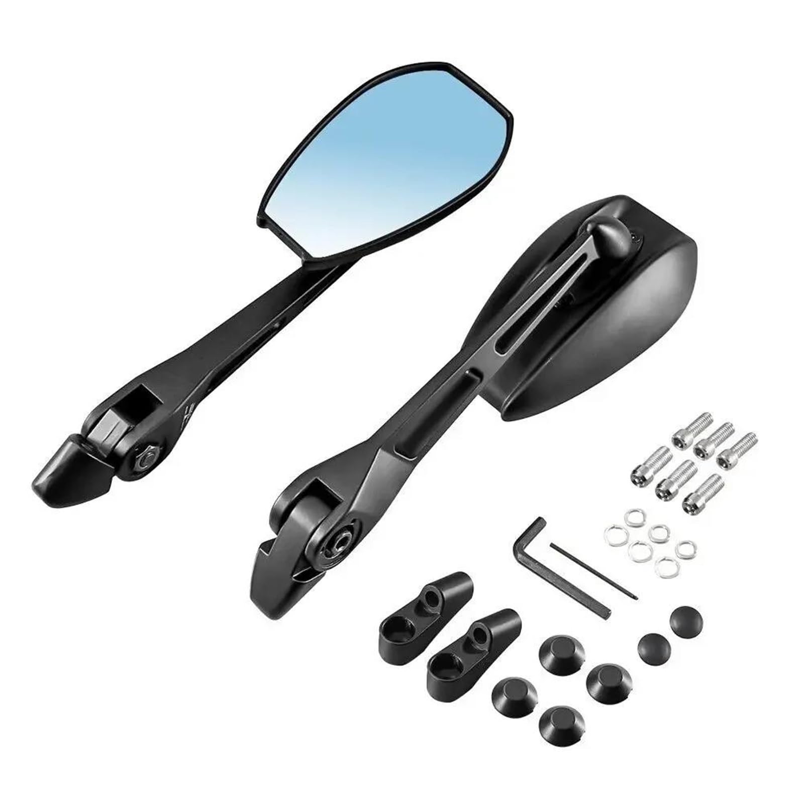 Sicurezza del veicolo Specchietti Retrovisori Laterali Universali Per Moto Per Yamaha YZF 600R R1 R6 R6S Per Suzuki Per GSXR600 750 1000