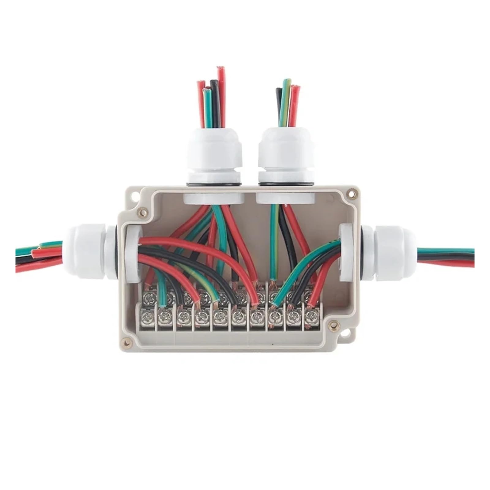 Abzweigdose ABS-Kunststoffgehäuse for den Außenbereich, Anschlussdose for elektrische Kabel, Abzweigdose for den Außenbereich(PW-22P 80x250x70mm)