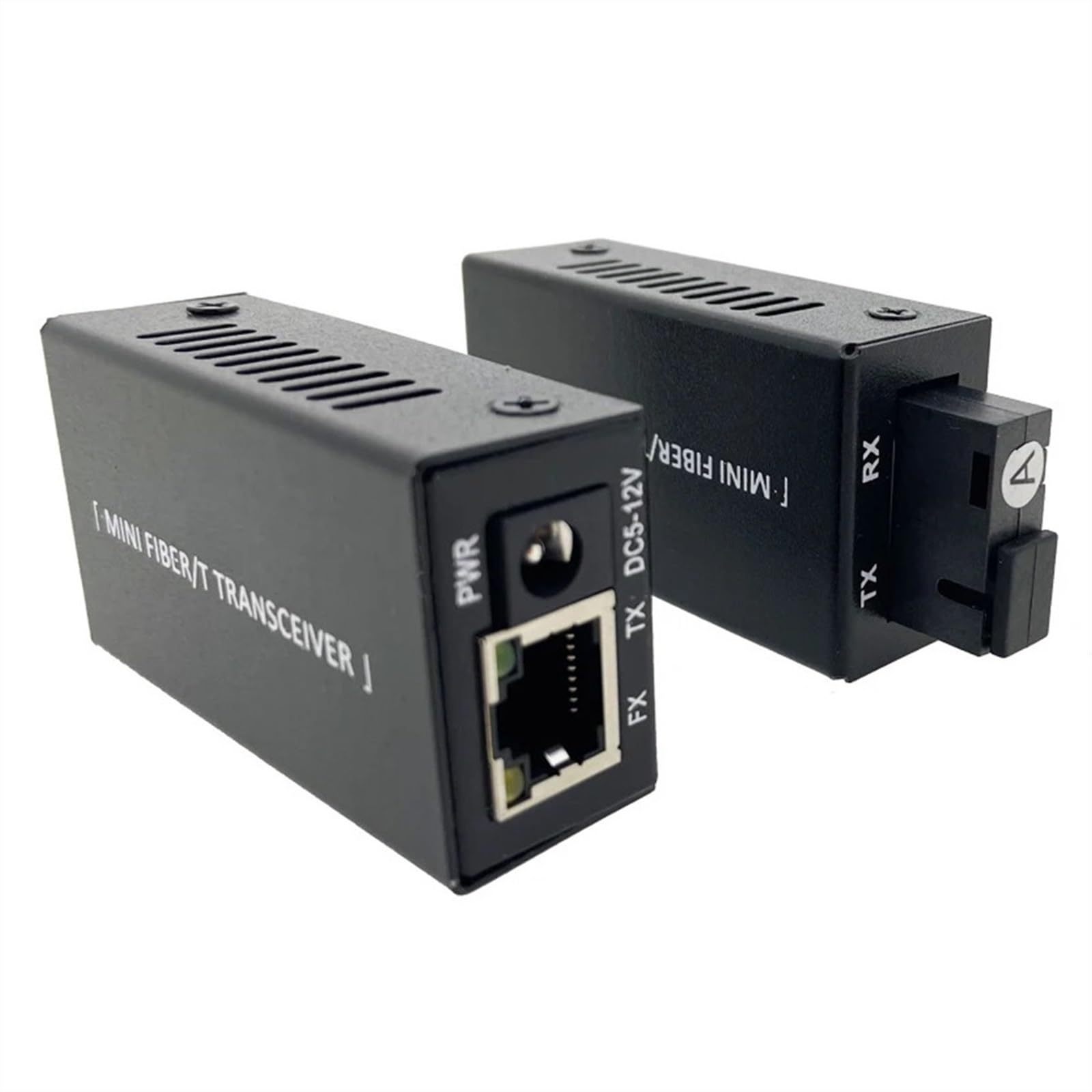 1 Para Gigabit 100/1000M A/B*SC Ethernet Przełącznik Światłowodowy Konwerter Mediów Rj45 Transceiver Optyczny 20KM Przełącznik Fibra Z Zasilaczem