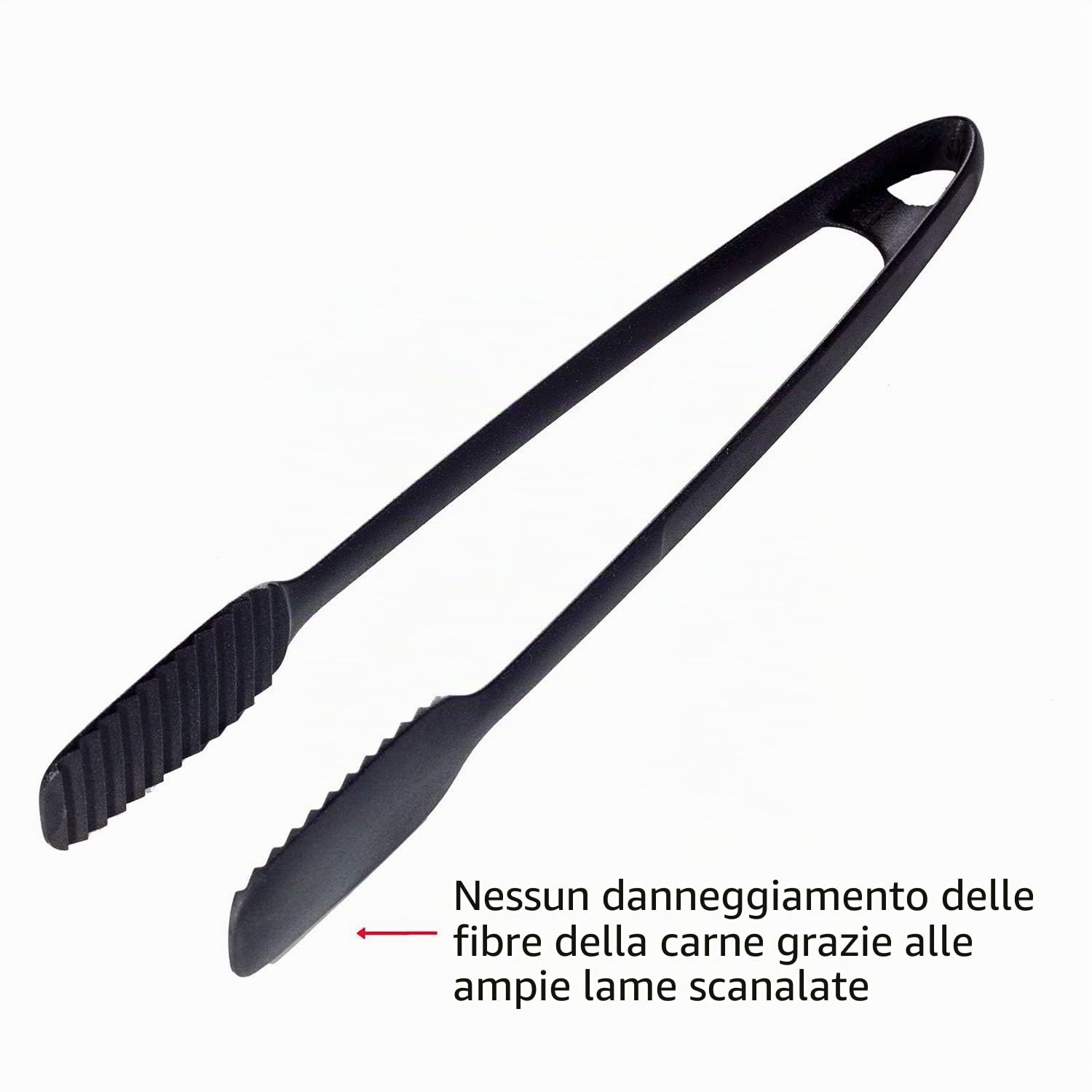 Westmark Set di utensili da cucina, 3 pezzi, Paletta, cucchiaio e pinze, Per girare, mescolare e servire alimenti, Plastica, Nero, 286922E6