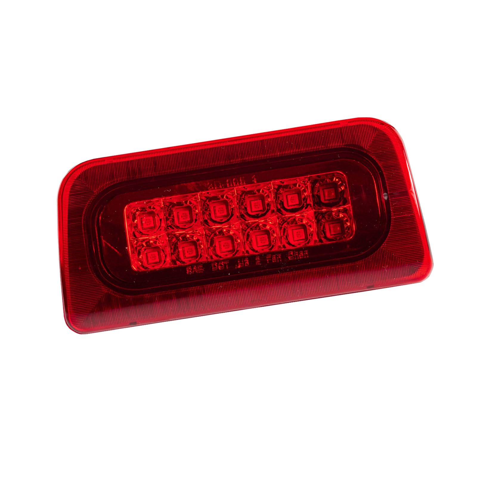 Third 3rd Brake Light LED for 1994-2003 Chevy S10/GMC Sonoma Standard/Regular/Crew Cab, High Mount Rear Brake Lights Assembly, Waterproof Center Cab Lamp Stop Light (Not for Extended Cab)