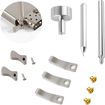 Lighter Cam Springs & Cam with Rivets Replacement Kit for Zippo | Lighter Cam Replacement Kit for Zippo Cam / Lid Issues, Lighter Rebuild Kit