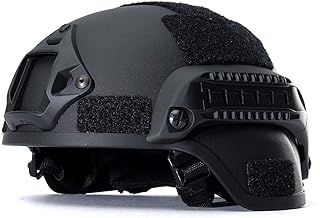 Produkty wysokiej jakości 2000 taktycznych bojowa myśliwskiego Cs. Hełm z bocznym kolorem Nvg. Uchwyt (Color : Black)