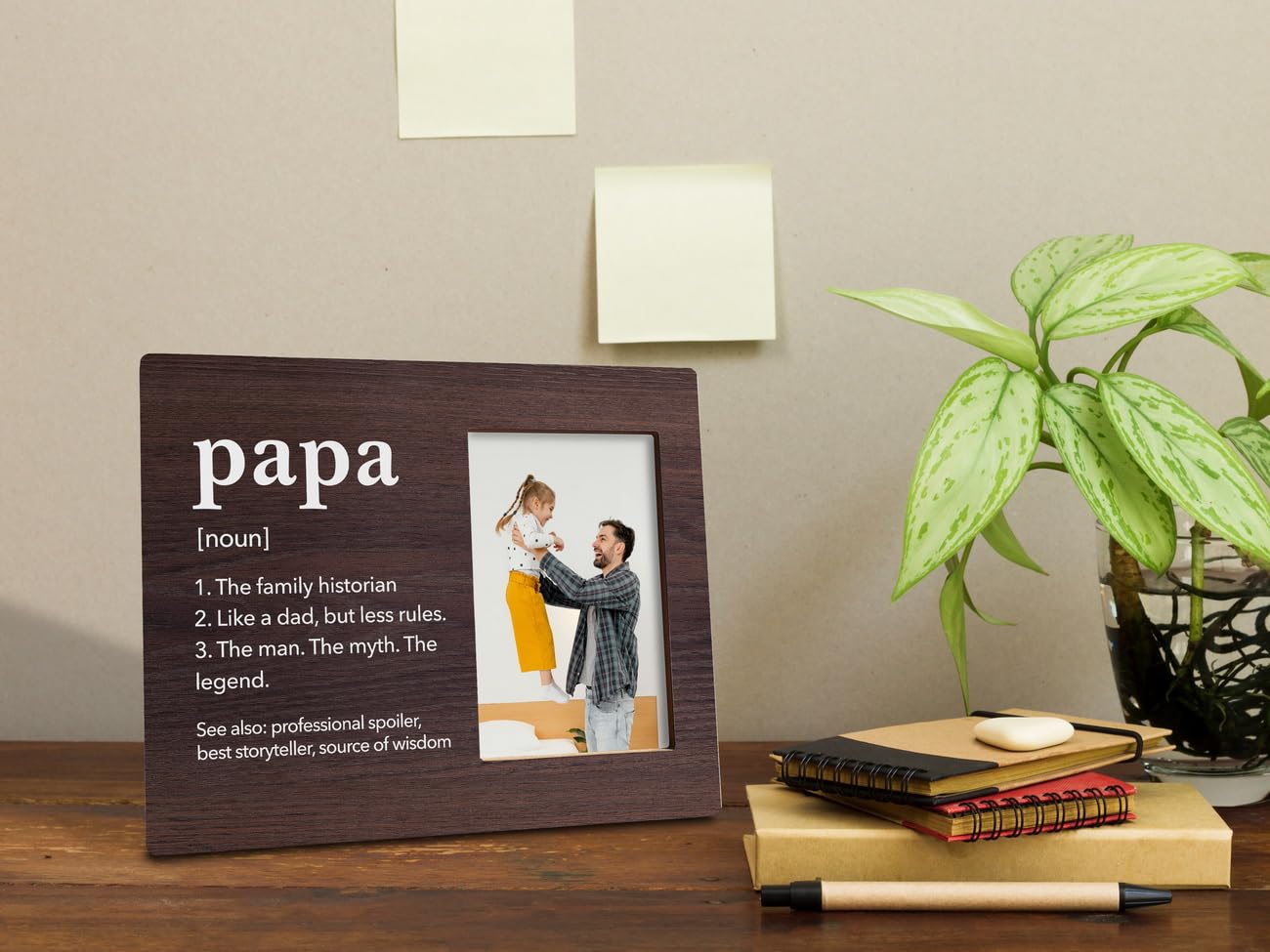 Papaw Gifts Bilderrahmen 10,2 X 15,2 Cm – Holzrahmen Mit ‚Papaw‘-Aufdruck, Geschenk Für Opa & Vater