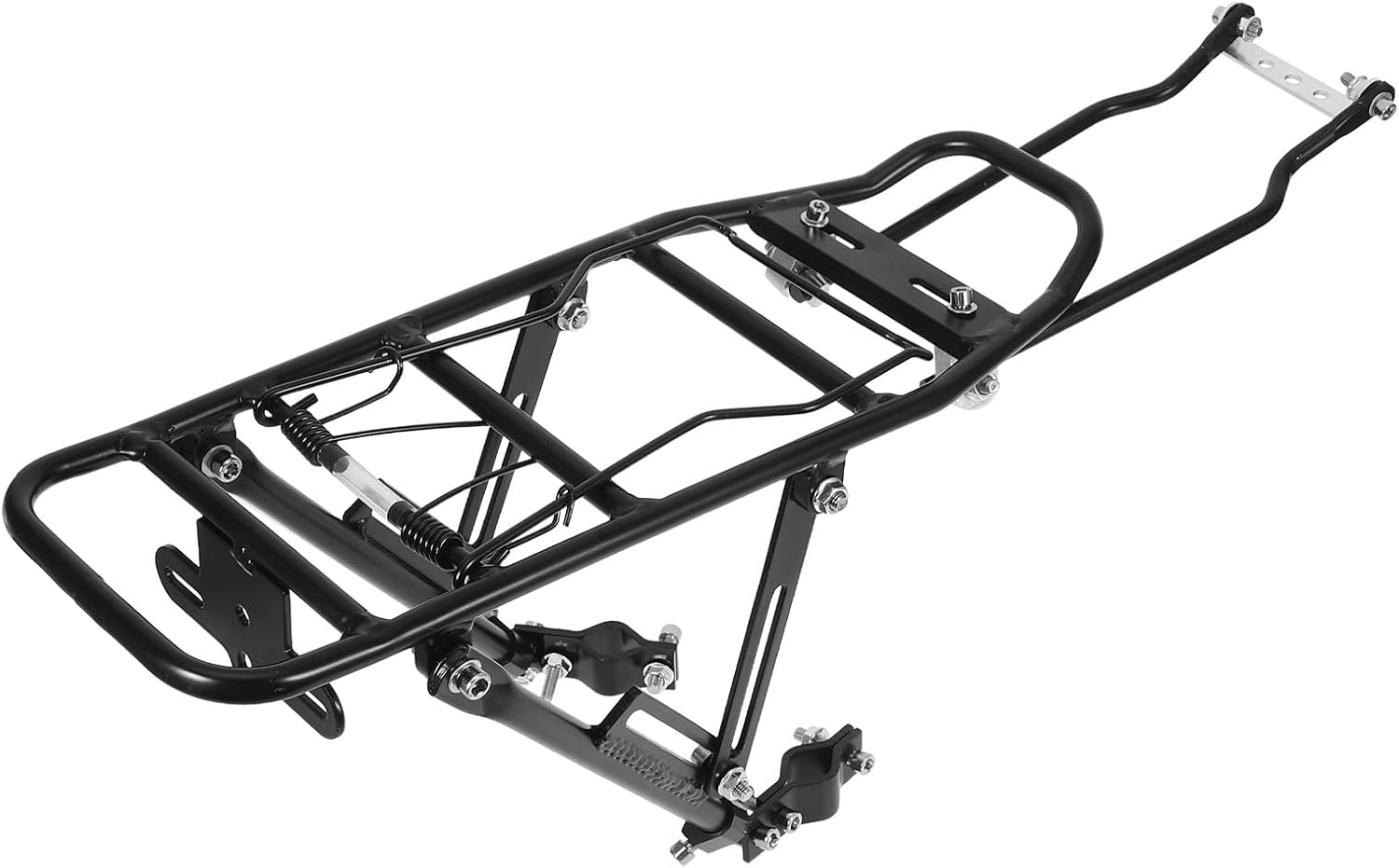 Adjustable Aluminum Alloy Bike Rear Cargo Rack Bicycle Carrier Rack Detachable Professional Back for Mountain Bikes Outdoor Cycling Accessories