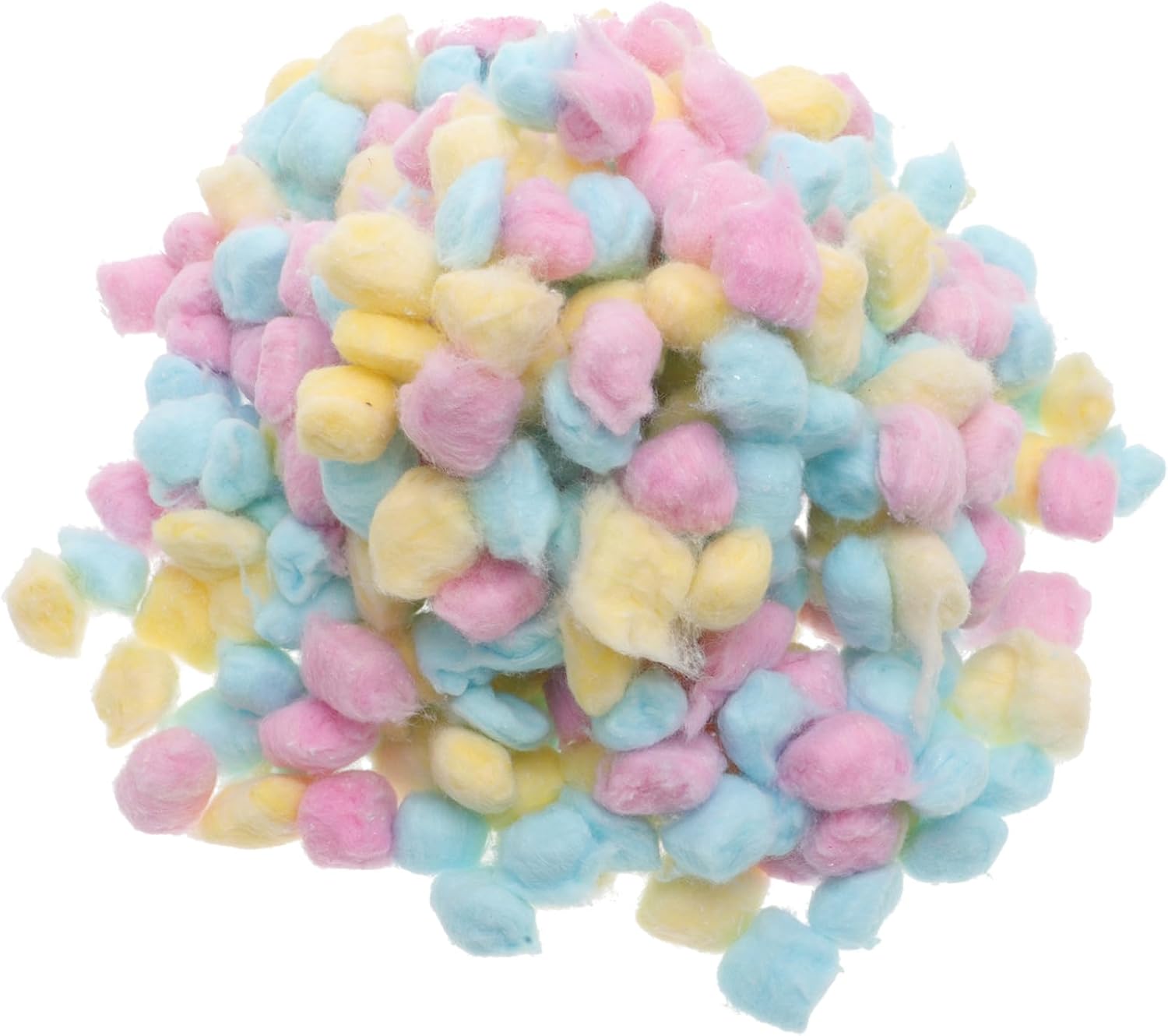 Cotton Balls Pink Yellow Blue Gentle Face Cleaning Makeup Removal Non-Woven Easy to Use