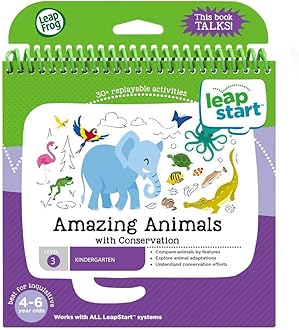 21608 LeapStart Reception Amazing Animals and Conservation Activity Book