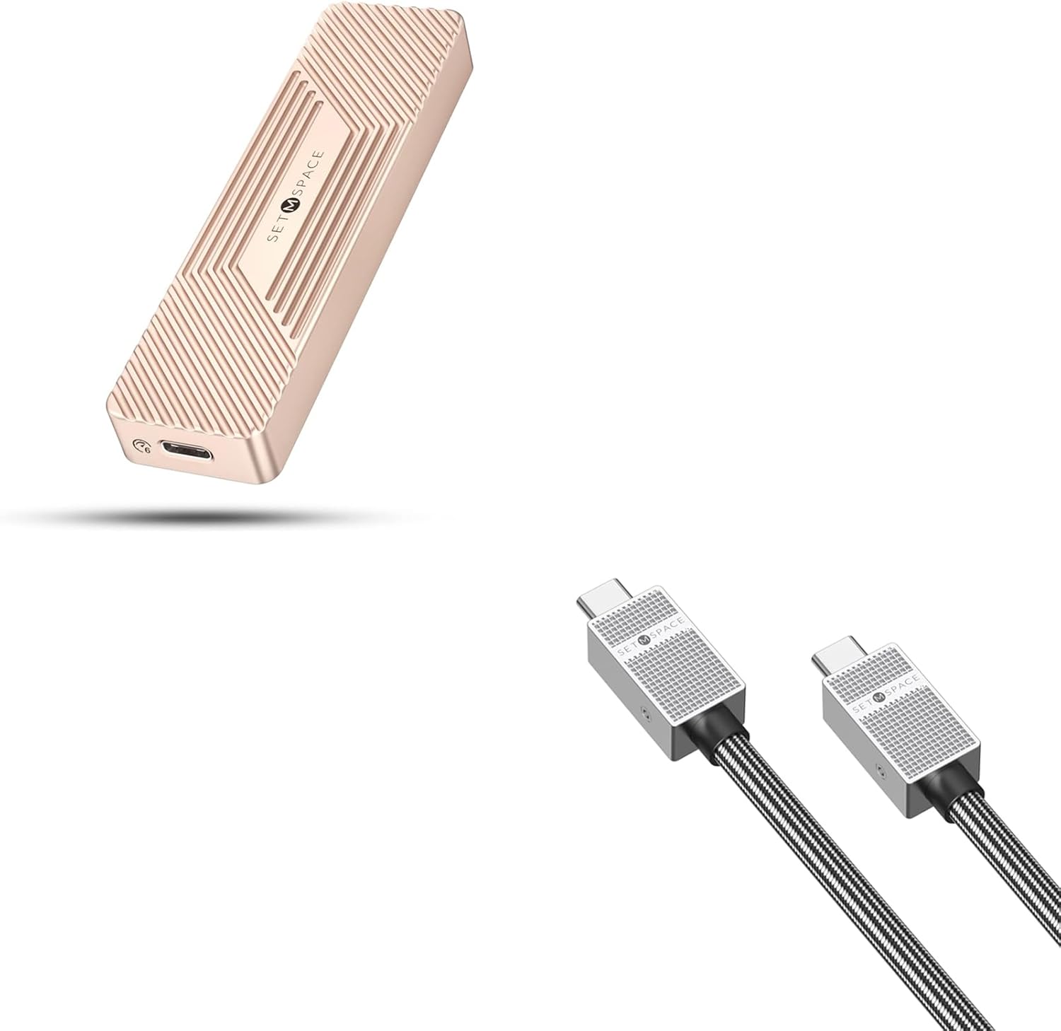 M.2 SATA SSD Enclosure Reader, USB C Cable