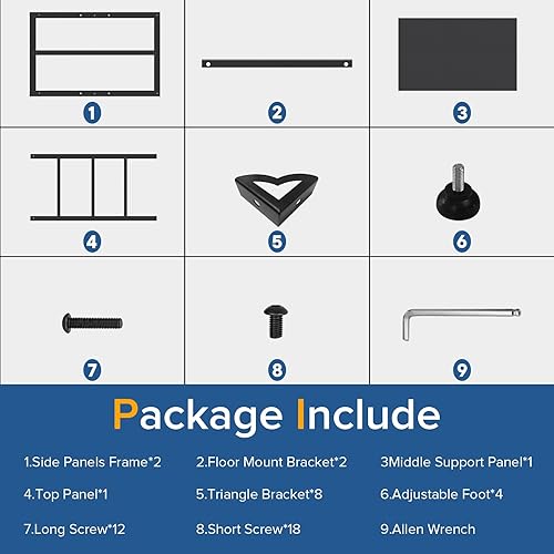 Miniatura 6 de Soporte para pecera de 40 galones, soporte de metal para acuario, diseño de almacenamiento de doble capa, adecuado para uso doméstico y oficina,