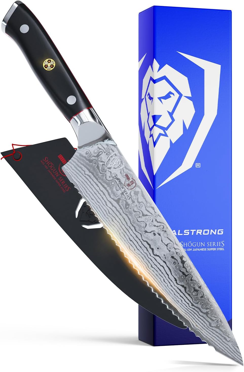 Dalstrong 7.5" Serrated Chef Knife – Shogun Damascus
