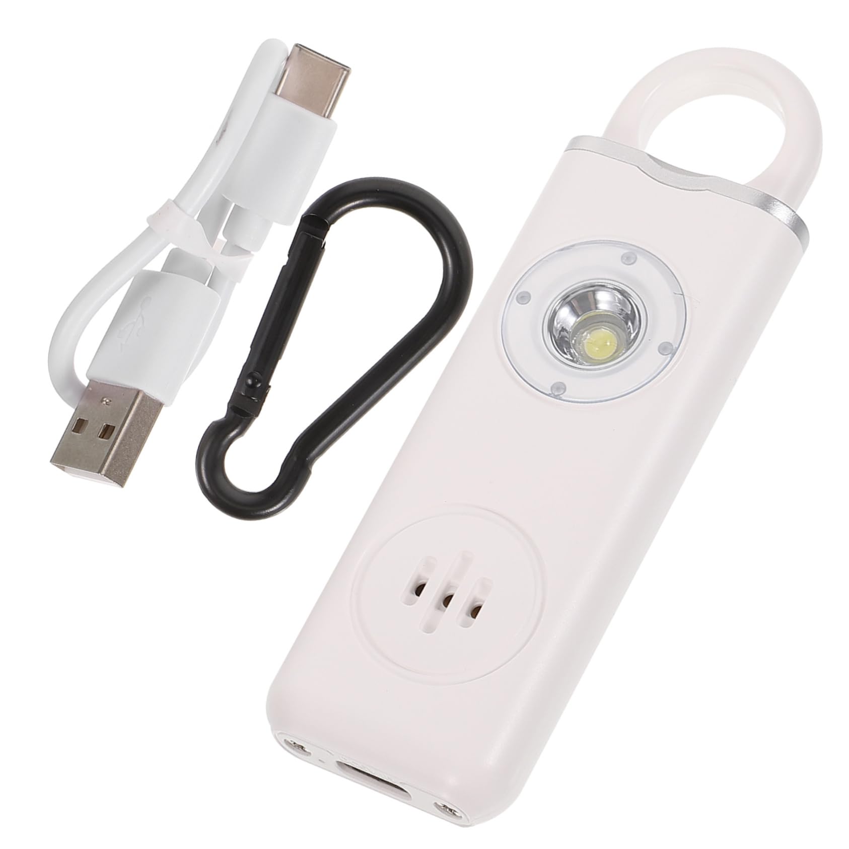 BESPORTBLE Allarme Allarme Personale Ricaricabile Allarme Di Sicurezza Da Donna - Inglese Kit Portatile Lucchetto Per Porta