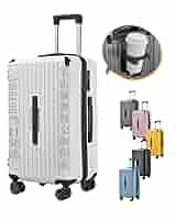 希少 REXXEM大容量キャリーバック美品 楽天市場】多機能スーツケース L型 前開き 独立空間拡張