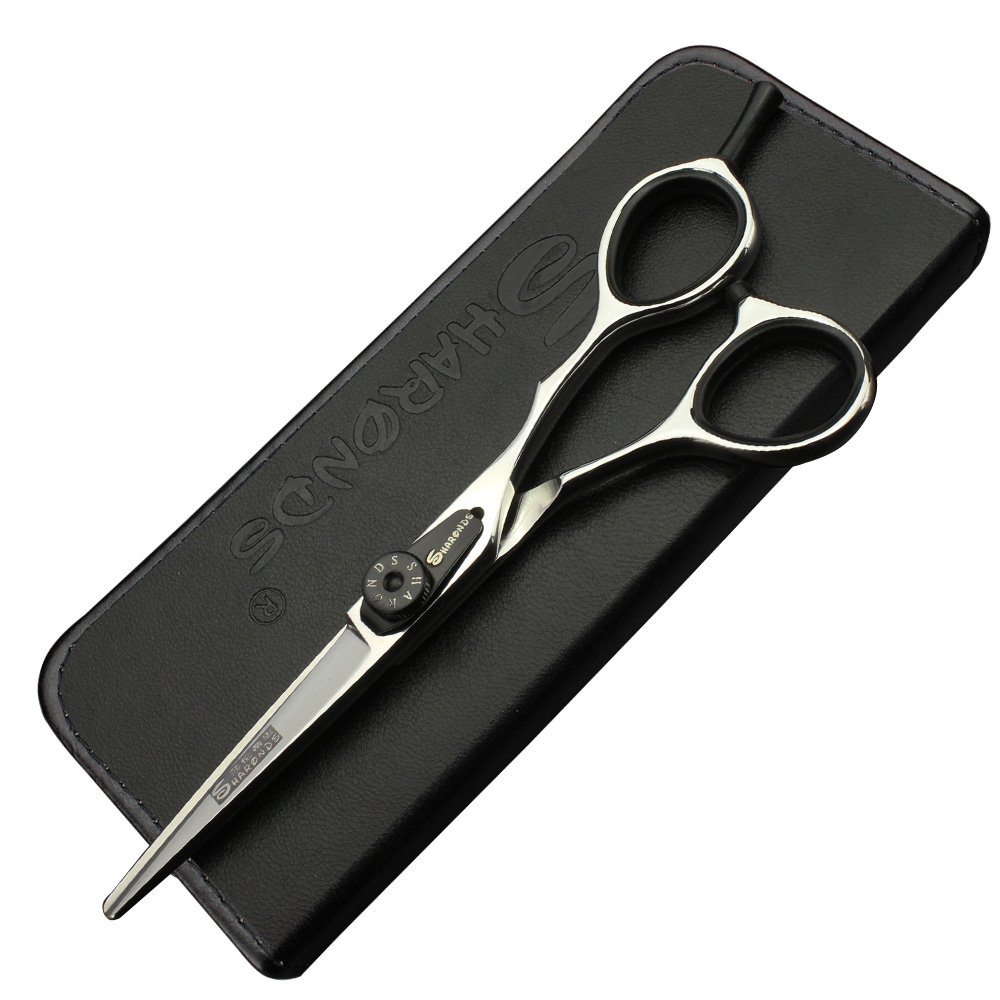 6 inch/ 7 inch Hair Clipper Set,Hair Scissors,thinner Shears SHARONDS 440C Black (5.5 inch Cutting Scissors)
