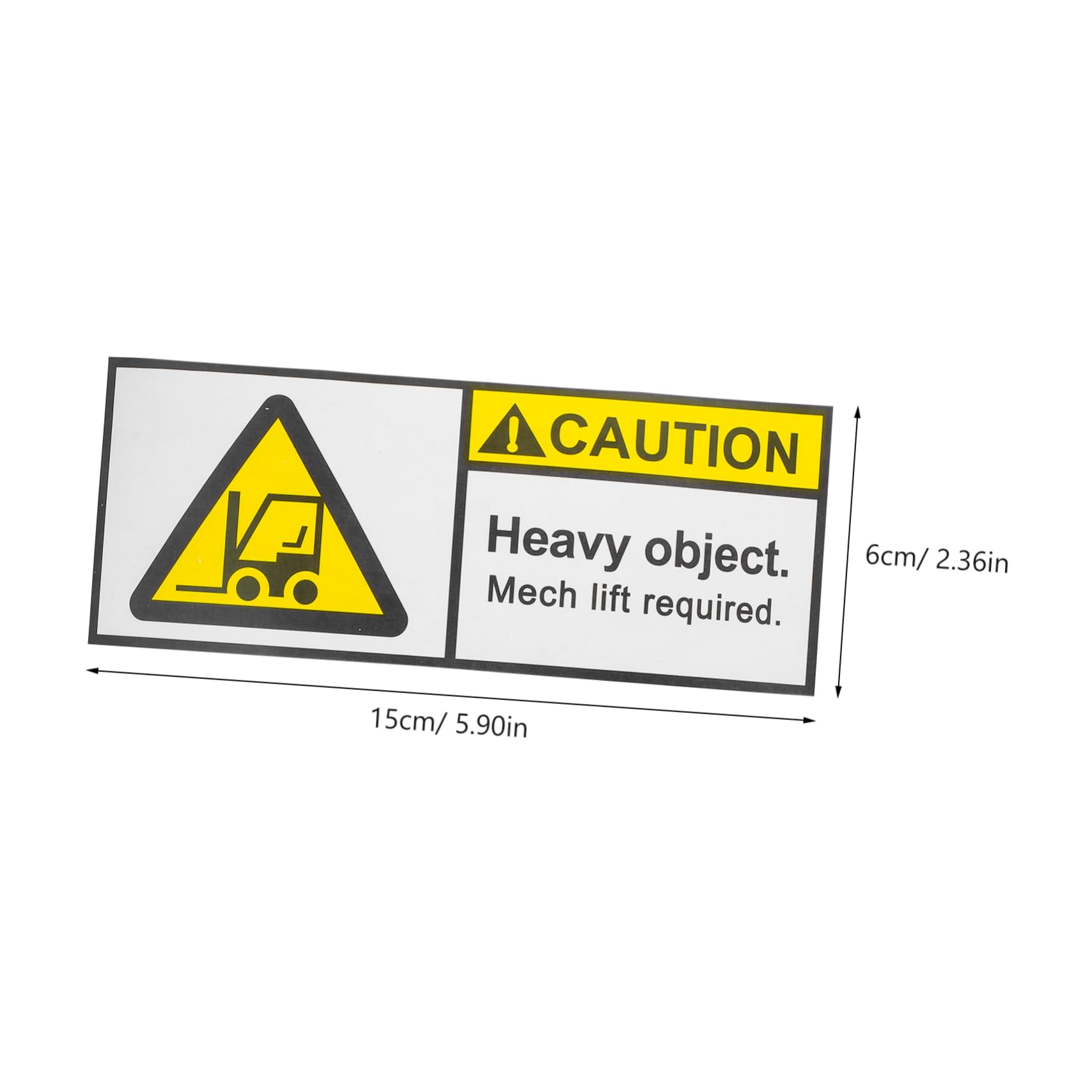 Hemobllo 1 Roll Heavy Package Labels Caution Stickers for Shipping Labels Per Roll for Logistics Warehouse and Transportation Management Warning Sign
