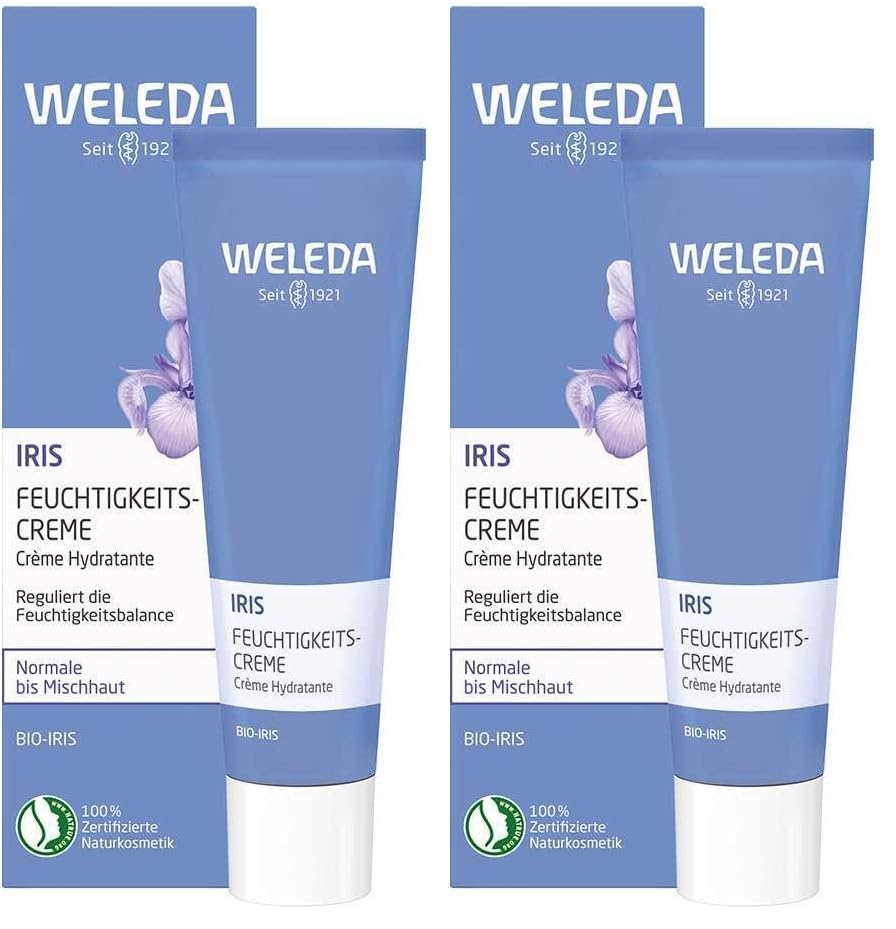 Fluide Hydratant Iris WELEDA le geste réconfortant pour retrouver une peau douce