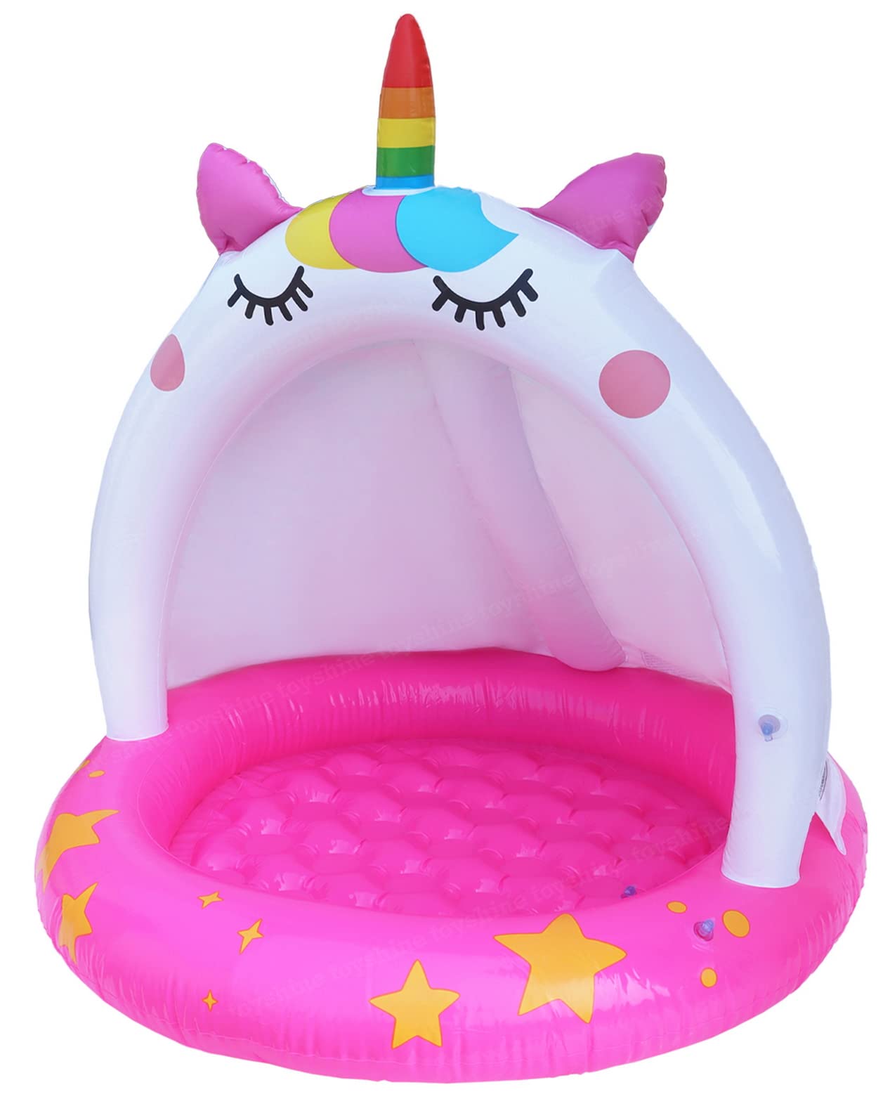Toyshine Unicorn Baby Pool Tub Swimming Pool with Canopy Play Centre Toy for Kids - 40 x 40 Inches (B0BM9FD43L) Amazon Price History, Amazon Price Tracker